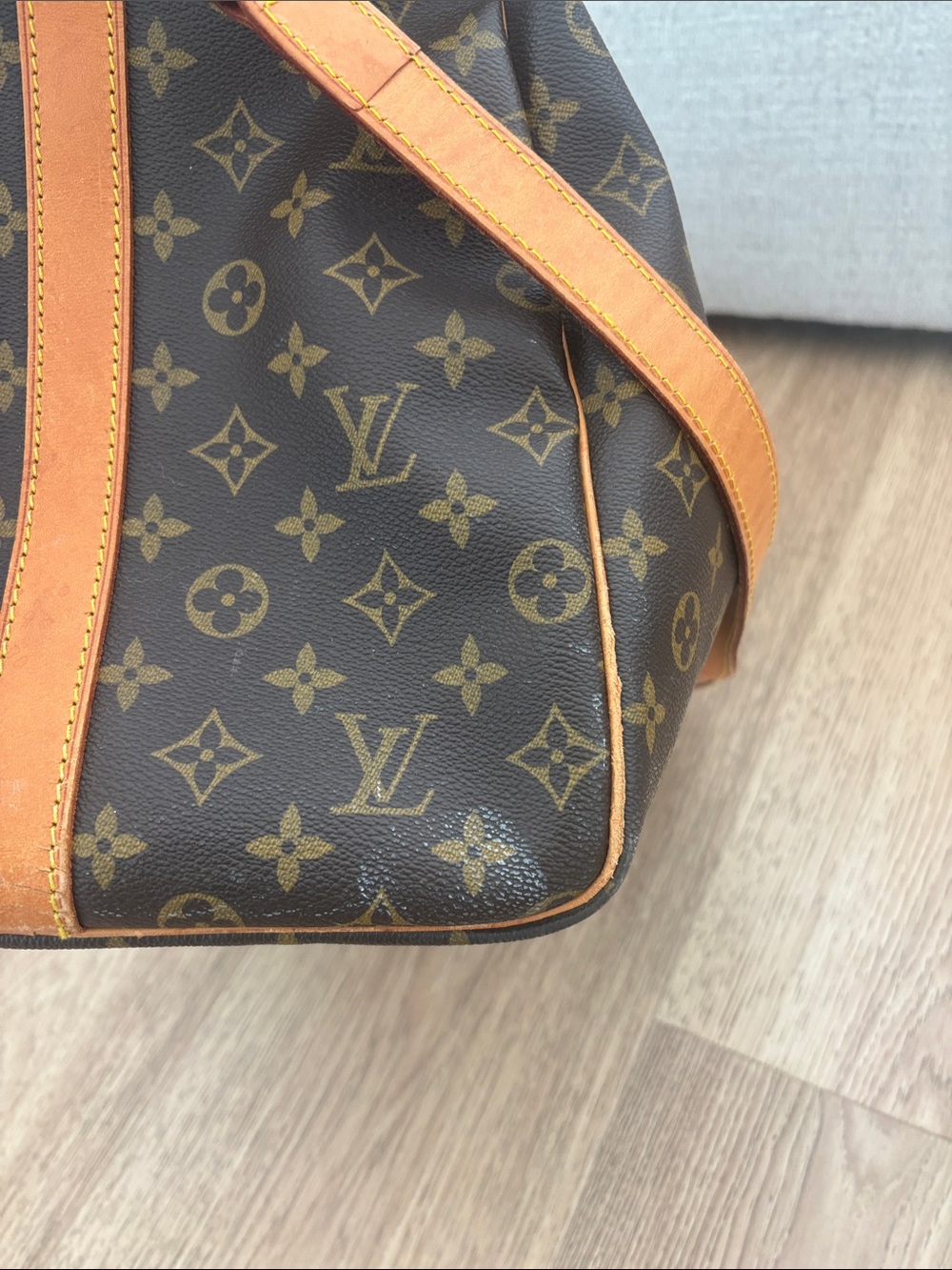 Louis Vuitton Monogram Canvas 60 Keepall with authenticity - Picture 4 of 14